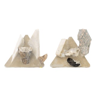 Chen Chen and Kai Williams Pair of "Metamorphic Rock" Bookends, 2013 For Sale