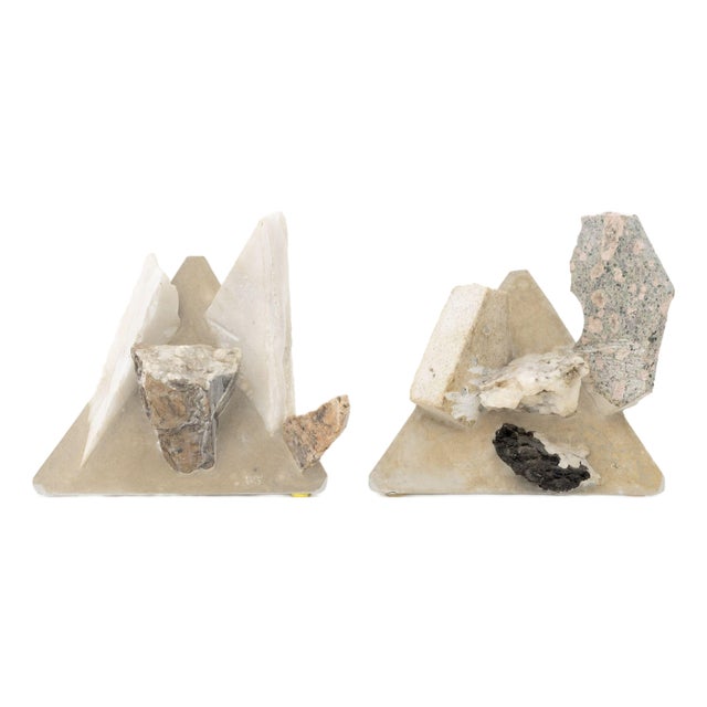 Chen Chen and Kai Williams Pair of "Metamorphic Rock" Bookends, 2013 For Sale