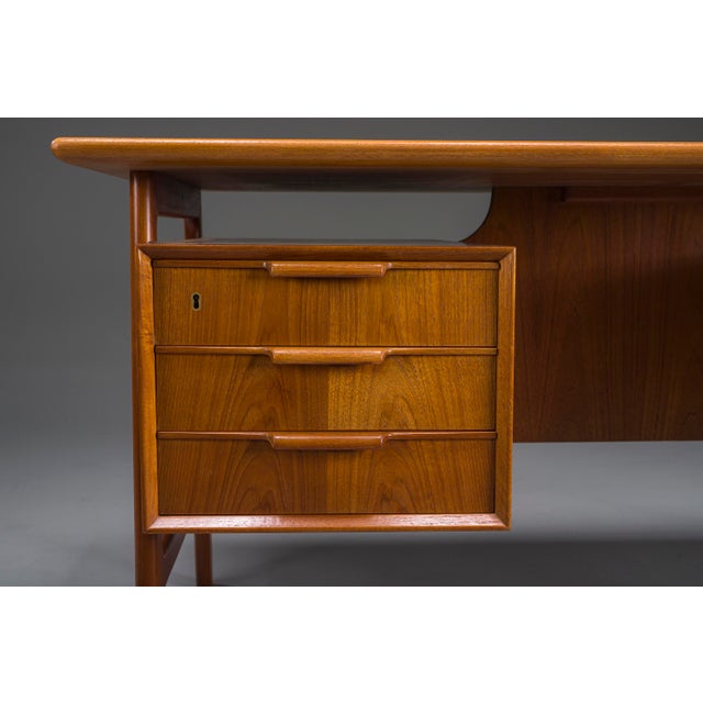 Teak Model 75 Desk from Omann Jun Møbelfabrik, 1960s For Sale - Image 18 of 18