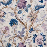 Sample- Schumacher Indian Arbre Wallpaper in Hyacinth For Sale