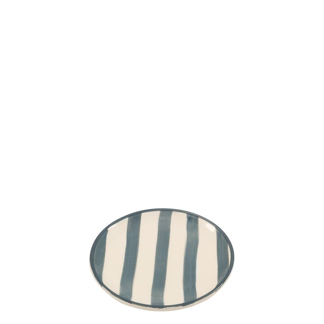 Contemporary Lido Dessert Plate - Set of 4 - Gray For Sale - Image 3 of 3