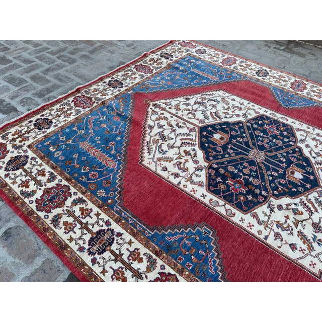 2020s Tribal Oushak Large Area Rug For Sale - Image 5 of 7