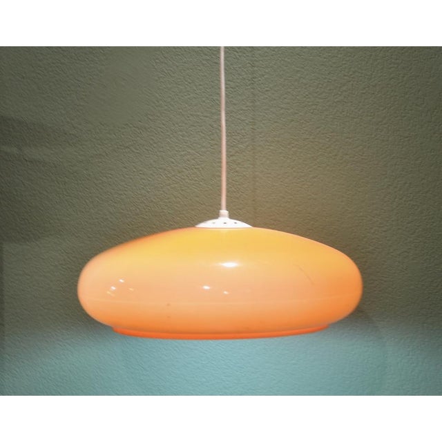 Orange Plastic Lamp, 1970s For Sale - Image 4 of 14