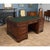 Penhurst Mahogany Desk With Green Leather For Sale - Image 13 of 18