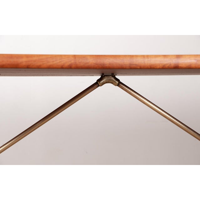Wood Danish Model at 303 Dining Table in Teak and Beech and Brass by Hans Wegner for Andreas Tuck, 1960 For Sale - Image 7 of 18