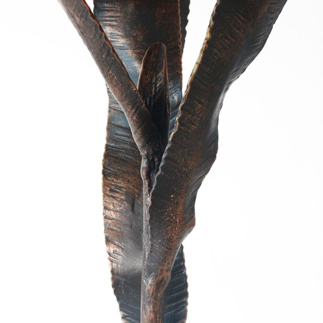 Stone Warm Black Willow Accent Table Travertine For Sale - Image 7 of 7