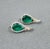 Early 21st Century 6.22 Ct Natural Pear Shape Emerald Earrings - 2 Pieces For Sale - Image 5 of 9