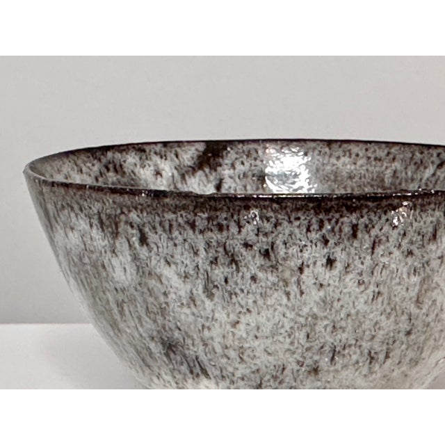 Studio Ceramic Bottle Vase and Bowl by Elli & Walter Serocka, Germany 1970s, Set of 2 For Sale - Image 15 of 17