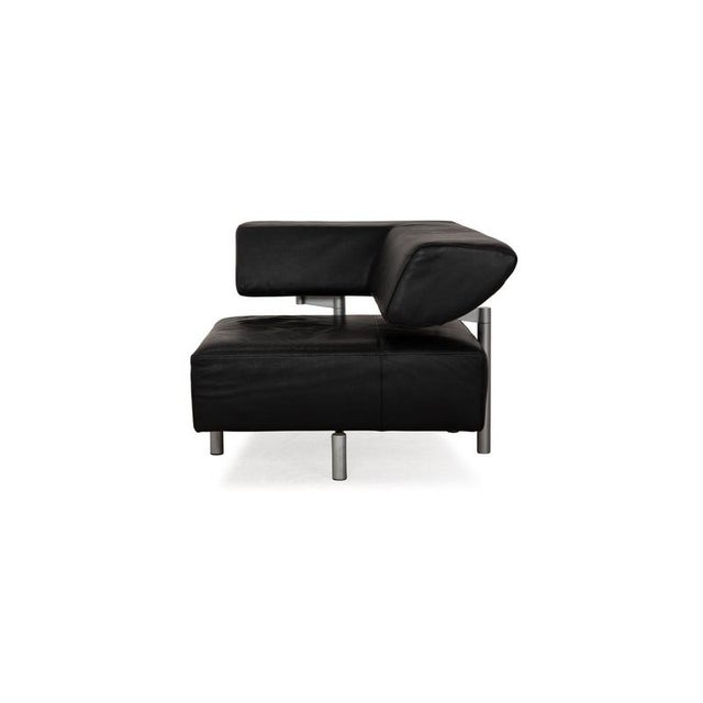 Black Arthe Leather Armchair from COR For Sale - Image 8 of 9