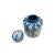 Blue 2000s Asian Dark Blue & White Vase Set For Sale - Image 8 of 9