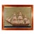 Sailor's Woolwork Picture, Royal Navy Ship With Padded Trapunto Sails For Sale