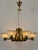 Gold Mid-Century Modern Six-Armed Chandelier from Hans Bergström, Sweden, 1950s For Sale - Image 8 of 18