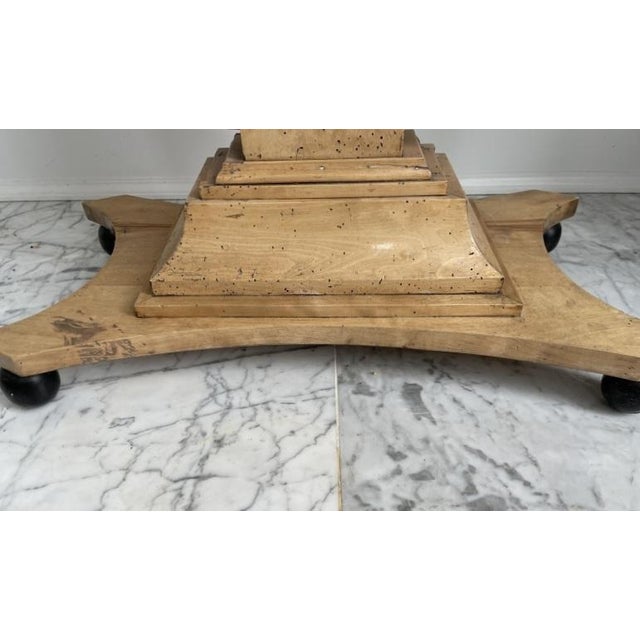 1970s Art Deco Harp Base Console Table With Granite Top, Possibly by Enrique Garcel For Sale - Image 9 of 9