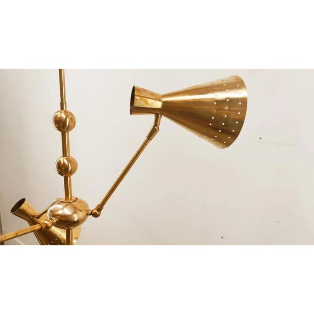 Adjustable Sputnik Lamp with Perforated Cones For Sale - Image 12 of 18