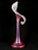Iridescent Pulled Feather Jack in the Pulpit Vase / Signed by Stuart Abelman 1999 For Sale - Image 4 of 9