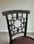 Vintage Hollywood Regency Faux Bamboo Chippendale Side Chair For Sale In Charlotte - Image 6 of 12