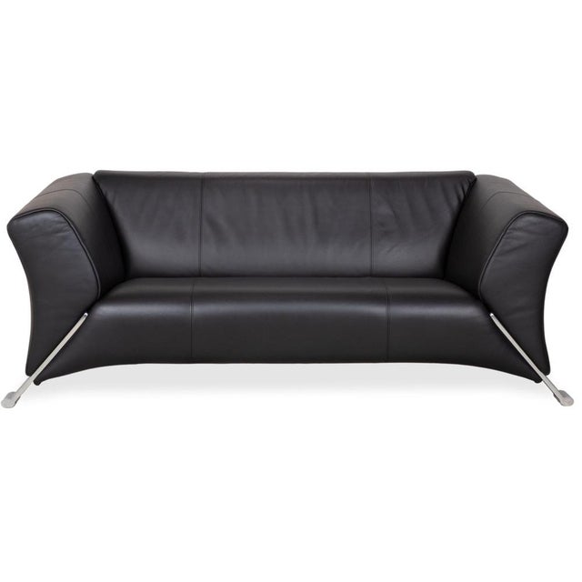 Leather and Metal 322 Two-Seater Sofa from Rolf Benz For Sale - Image 13 of 13