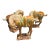 Trio of Chinese Tang Dynasty Style Sancai Glazed War Horses For Sale