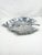 Hollywood Regency Vintage Sculptural Silver Pewter Leaf Platter For Sale - Image 3 of 9
