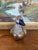 1970s Vintage Chinese Cloisonné and Ceramic Duck Figurine With Hand-Painted Detailing. For Sale - Image 5 of 9