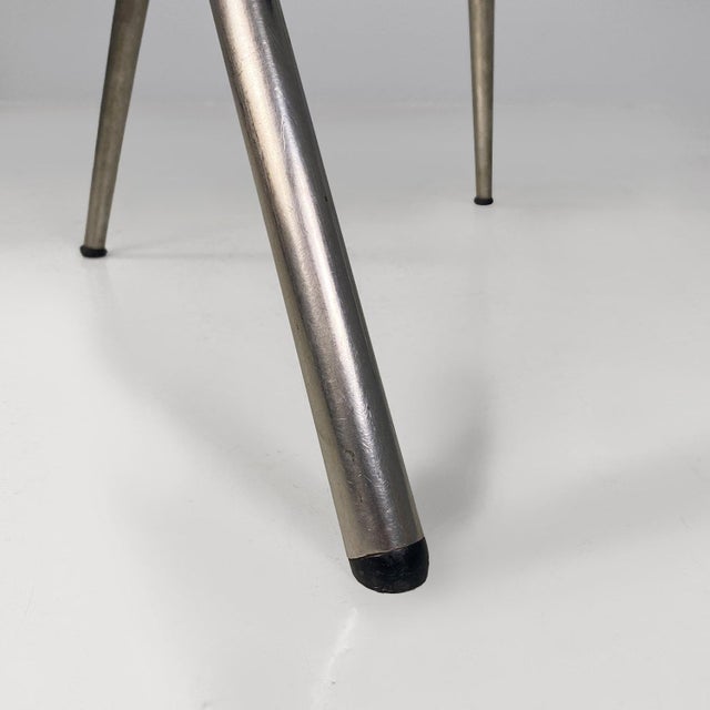 Italian modern steel, wood and black fabric chairs by Gionathan de Pas, Donato D’Urbino & Paolo Lomazzi of DDL Studio for...