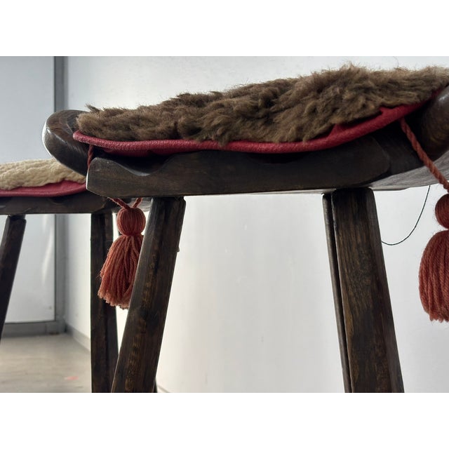 Vintage Brutalist Marbella Stool by Sergio Rodrigues, 1970s For Sale - Image 14 of 16