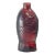 Ruby Red Glass Fish Bottle For Sale