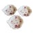 Set of 3 Antique Job Ridgway Cauldon Place Single-Handled Trays, Pattern B1154, Circa 1808-1814 For Sale
