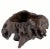 Coffee Dark Brown Organic Sculptured Bowl For Sale - Image 8 of 8