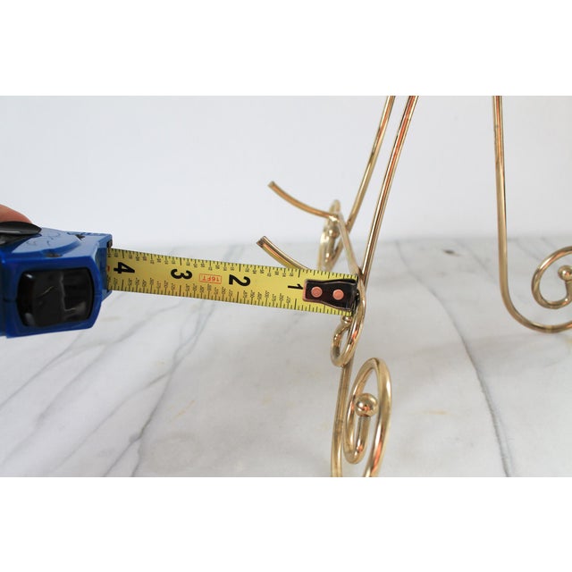 Brass Vintage Brass Art Easel For Sale - Image 8 of 11