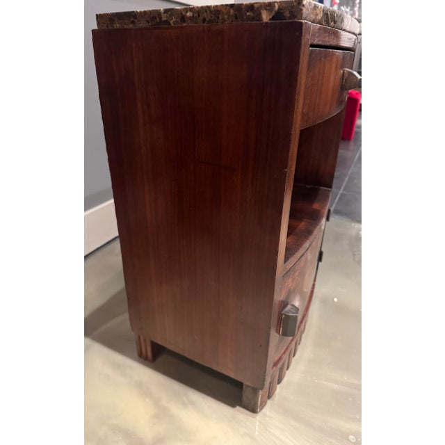 Wood French Art Deco Cabinet, Nightstand, or Accent Table – Circa 1930s For Sale - Image 7 of 10