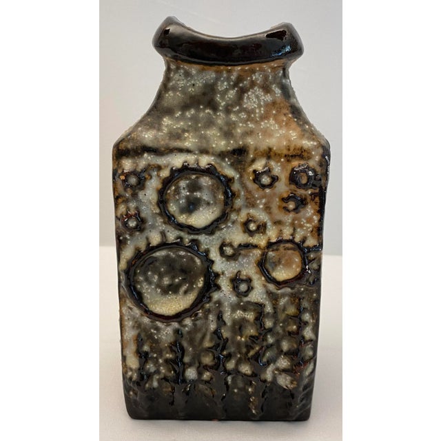 1960s Carstens Tonnieshof MCM West Germany Flower Vase For Sale - Image 5 of 10