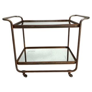 Bauhaus Bar Trolley by Luigi Brusotti, 1941 For Sale