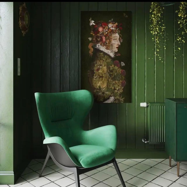 Velvet Wall Panel by Vogliobene Art, in New conditions. Designed from 2000 Labeled by Maker