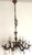 Antique French Brass and Lead Crystal Twelve-Light Chandelier, 1920s For Sale - Image 6 of 11