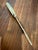 Antique sterling silver marrow spoon. 8 7/8 inches long. Hallmarks on the underside of the stem include a lion passant,...