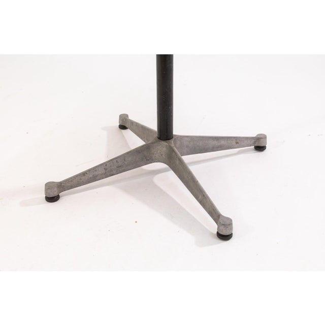 Modern Herman Miller Side Table Wood Top With Metal Base Modern Furniture Design For Sale - Image 3 of 7