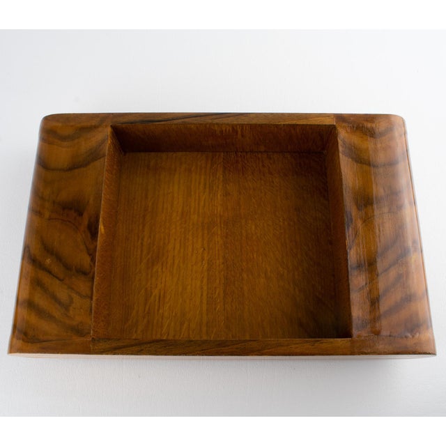 Art Deco Wood Marquetry Geometric Skyscraper Box, circa 1930 For Sale - Image 9 of 12