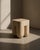 Classic Travertine Unfilled Chunky Stool by Etamorph Dimensions: Ø 36 x H 46 cm. Materials: Classic Travertine Unfilled....
