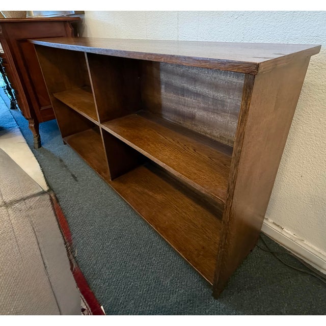 Design Plus Gallery presents a Mission Style Bookshelf with the Arts & Crafts Design. The shelving inside the solid oak...