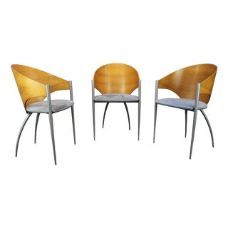 Dining Chairs from Cattelan Italia, Italy, 1980s, Set of 3 For Sale