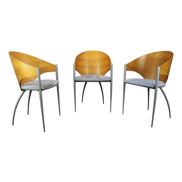 Dining Chairs from Cattelan Italia, Italy, 1980s, Set of 3 For Sale