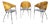 Dining Chairs from Cattelan Italia, Italy, 1980s, Set of 3 For Sale