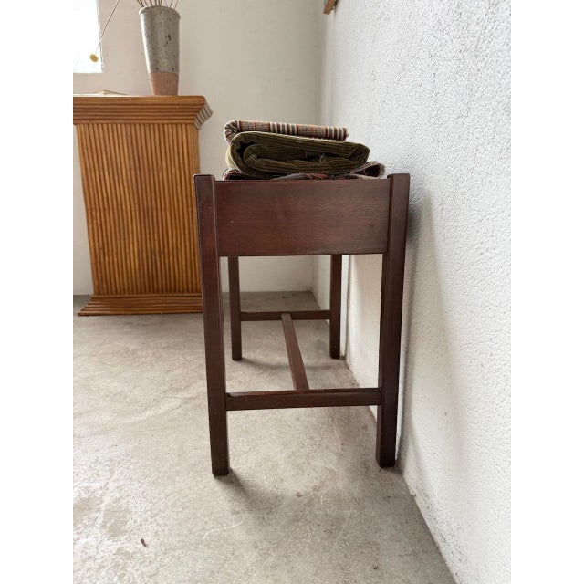 Mahogany Bedside Table by Jacques Hauville for Roche Bobois, 1950s For Sale - Image 15 of 18