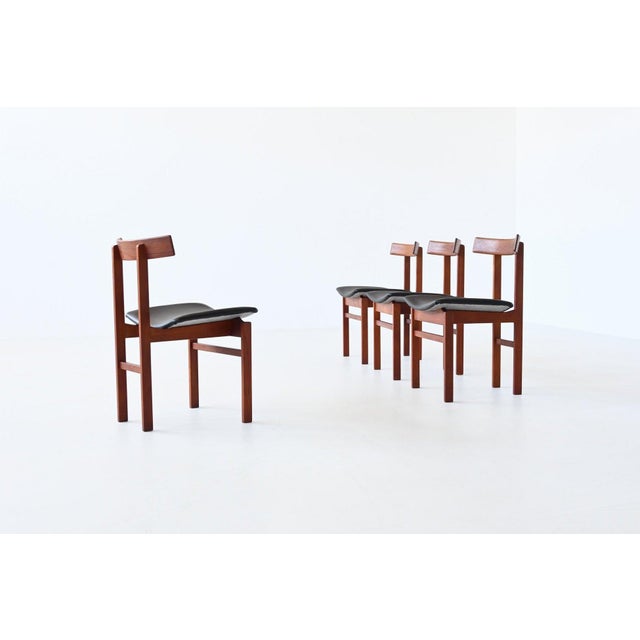 1960s Danish #193 Dining Chairs in Teak by Inger Klingenberg for France & Søn, 1960s, Set of 4 For Sale - Image 5 of 18