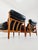 Black Mid-Century Lounge Chairs in Leather and Oak by Eric Merthen for Ire Möbler, Sweden, 1960s, Set of 2 For Sale - Image 8 of 11