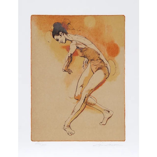 Jim Jonson, "Female Dancer," Lithograph For Sale