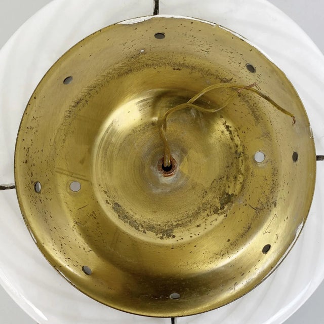 Mid-Century Modern Italian Murano Glass Ceiling Lamp, 1960s For Sale - Image 6 of 7