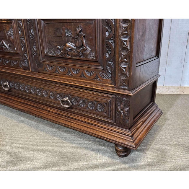 20th Century Breton Chestnut Bookcase For Sale - Image 6 of 18
