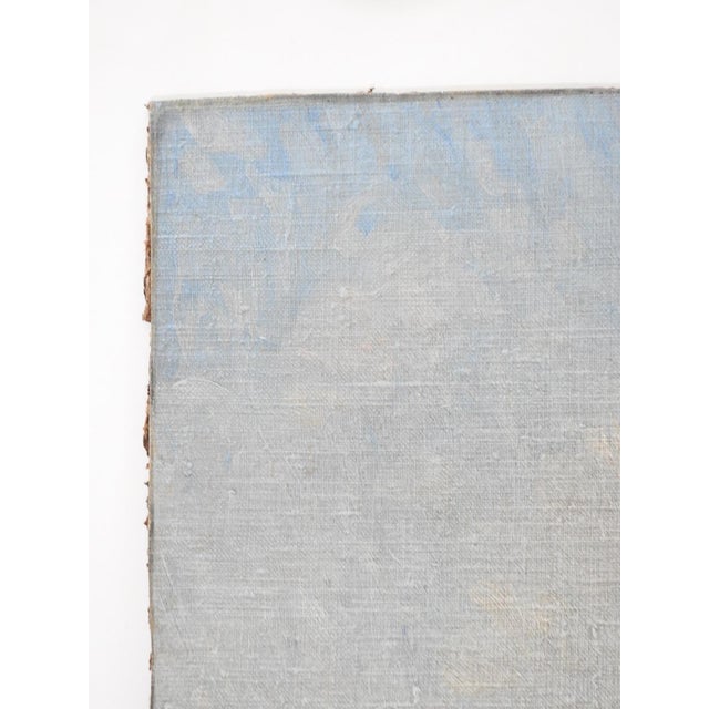 Early 20th century oil on canvas board farmhouse landscape painting. Unsigned. Unframed, edge wear, some age darkening.